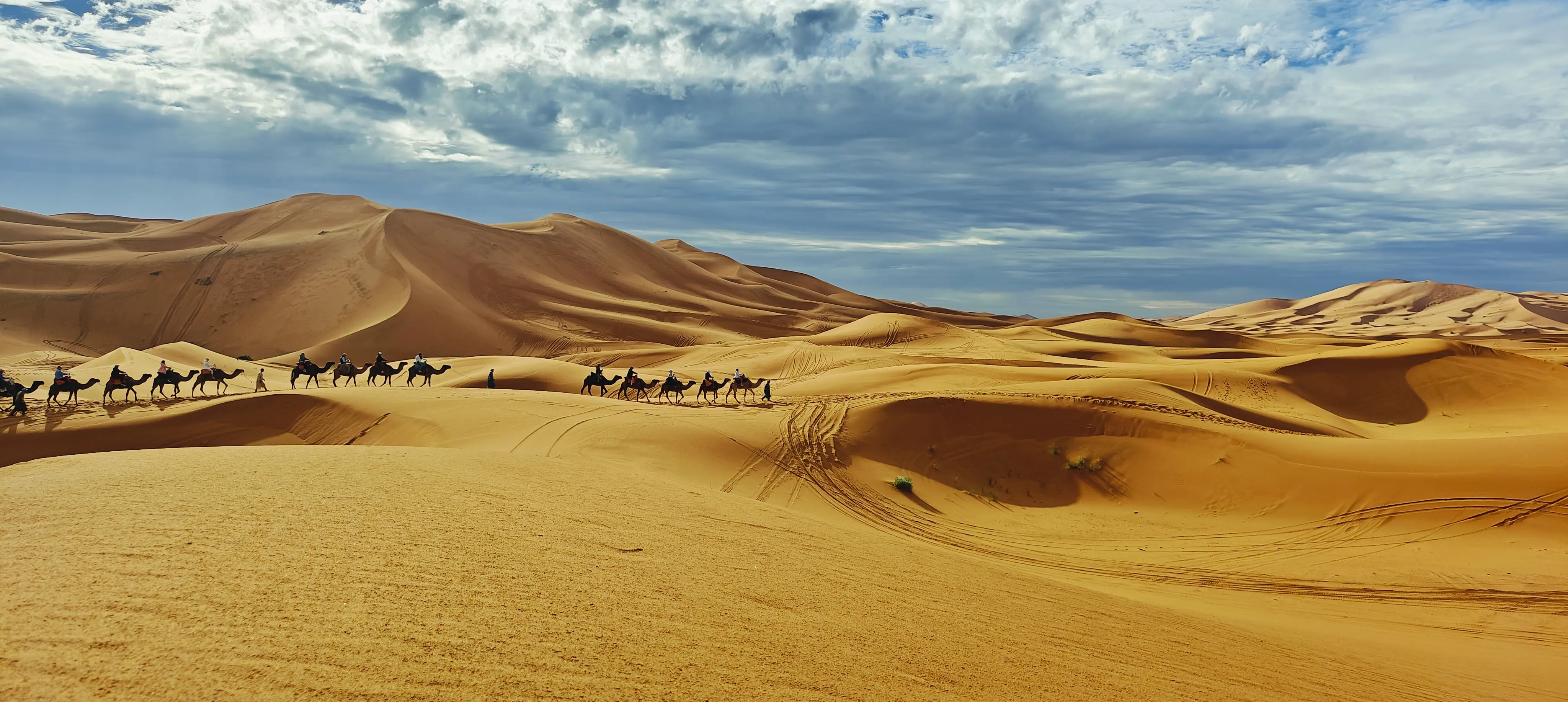 Morocco Desert Camp at Sunset - Atlas Journey